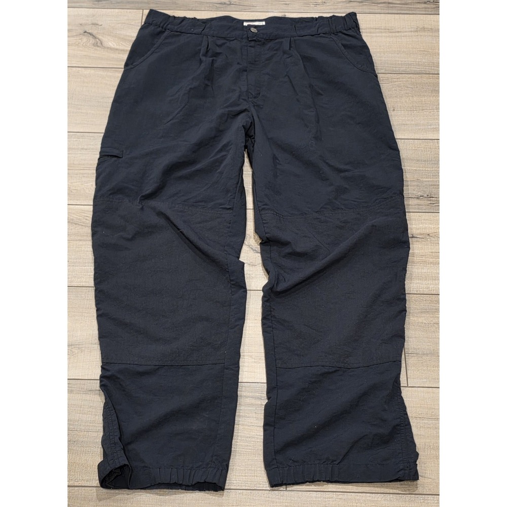 Railriders LOA Pants Mens L 34x30 Black Cargo Nylon Hiking Lightweight